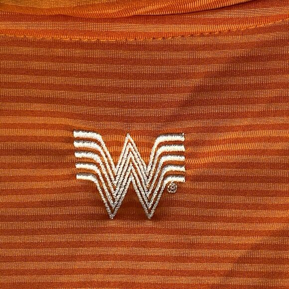 Whataburger 2XL Striped Polo Shirt - Picture 7 of 8